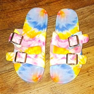 MADDEN GIRL tie die slides
